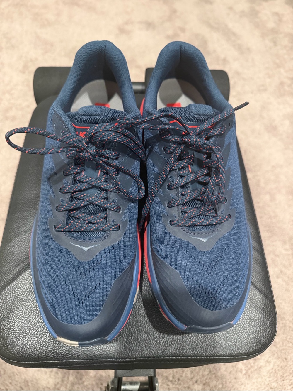 Men's Navy Blue Running Sneakers - Hoka One One size 9/gently pre loved
